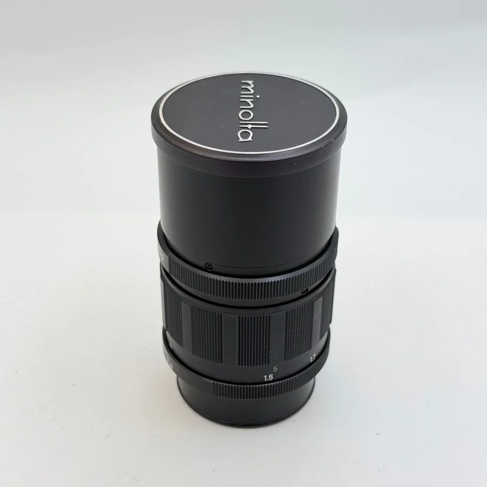Minolta Auto Tele Rokkor-PF 135mm f2.8 Lens with Case and Cap Made in Japan